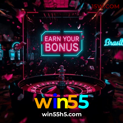win55 bônus R$5.000 + 500 giros - Rollover 35x, prazo 30 dias, 38% taxa conversão